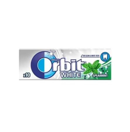 Guma de Mestecat ORBIT White Spearmint, 10 Pastile x 30 pachete [1]