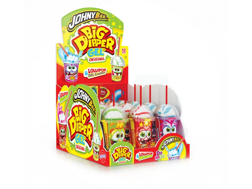 Dulciuri - Johny Bee Big Dipper Gel - Acadele si gel cu gust de fructe