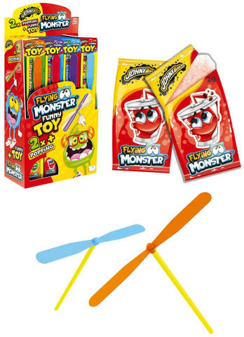 Dulciuri - Johny Bee Flying Monster - Acadea si Jucarie Elice 28 x 4gr