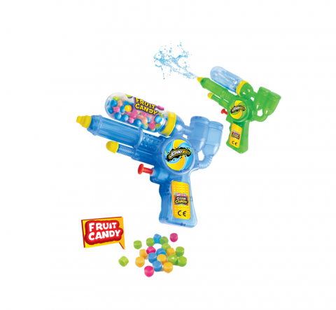 Johny Bee Water Gun Candy - Pistol cu apa si Bomboane 12 x 15g [1]