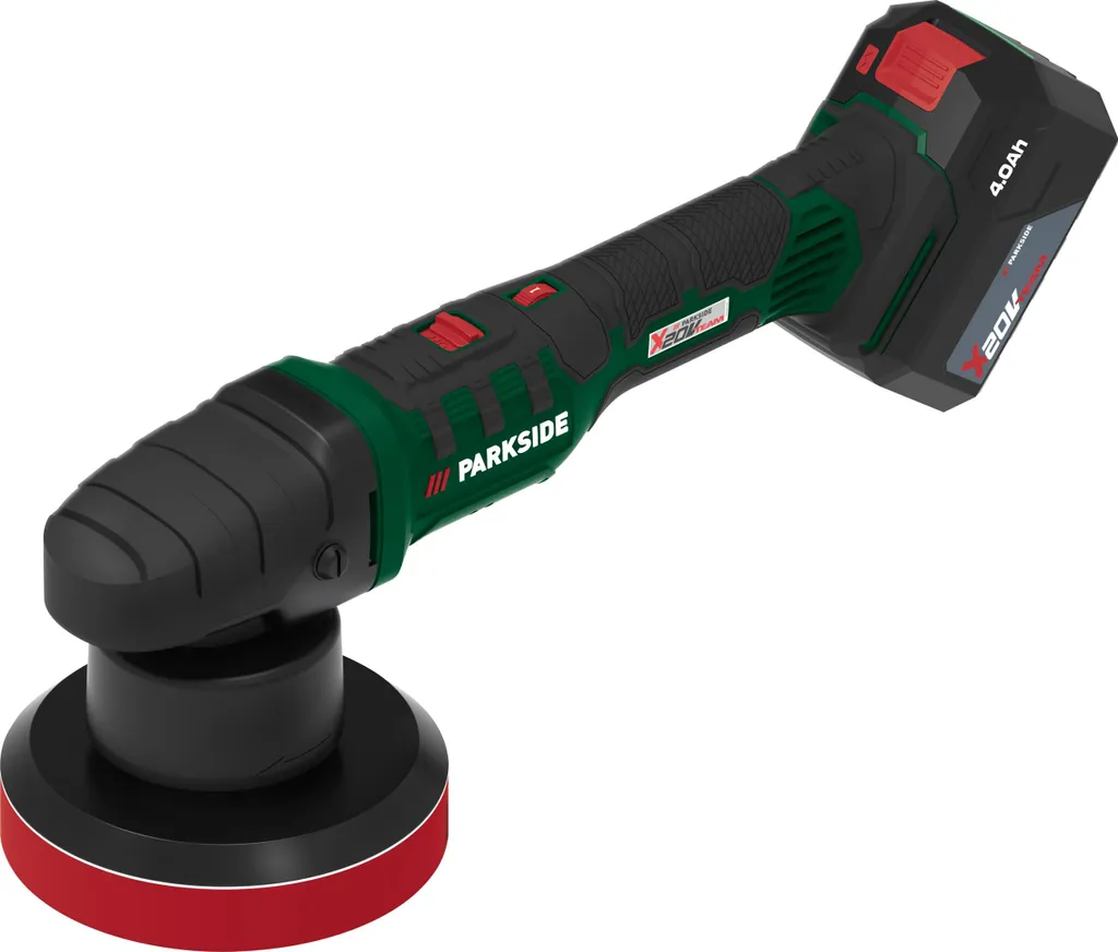 Bricolaj si Scule electrice - Mașină de Lustruit si Polisat cu acumulator PARKSIDE® 20 V »PPMAS 20-Li A2«, cu acumulator de 4 Ah și încărcător