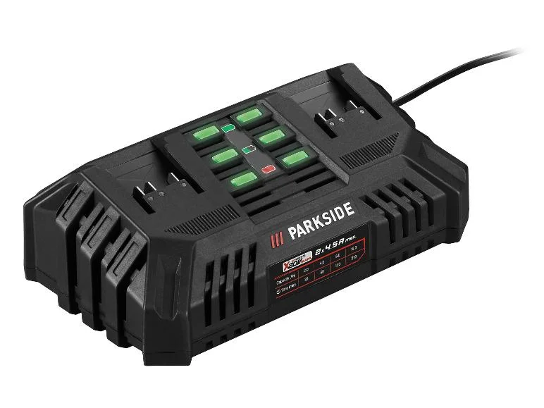 Bricolaj si Scule electrice - PARKSIDE Încărcător dublu pentru acumulator 20 V / 2 x 4,5 A »PDSLG 20 B1«, fără acumulator