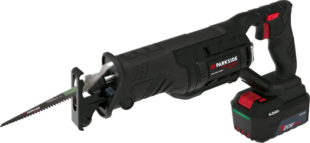 Bricolaj si Scule electrice - PARKSIDE PERFORMANCE Fierăstrău sabie 20 V PSSAP 20-Li cu acumulator de 4Ah