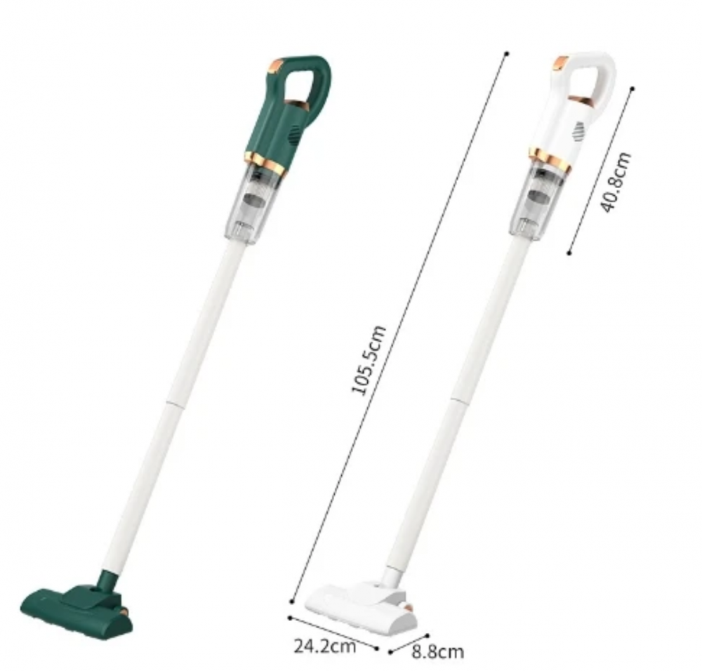 Aspirator de mana vertical, cu acumulator 2000 mAh, fara fir, 120W, JRH [7]
