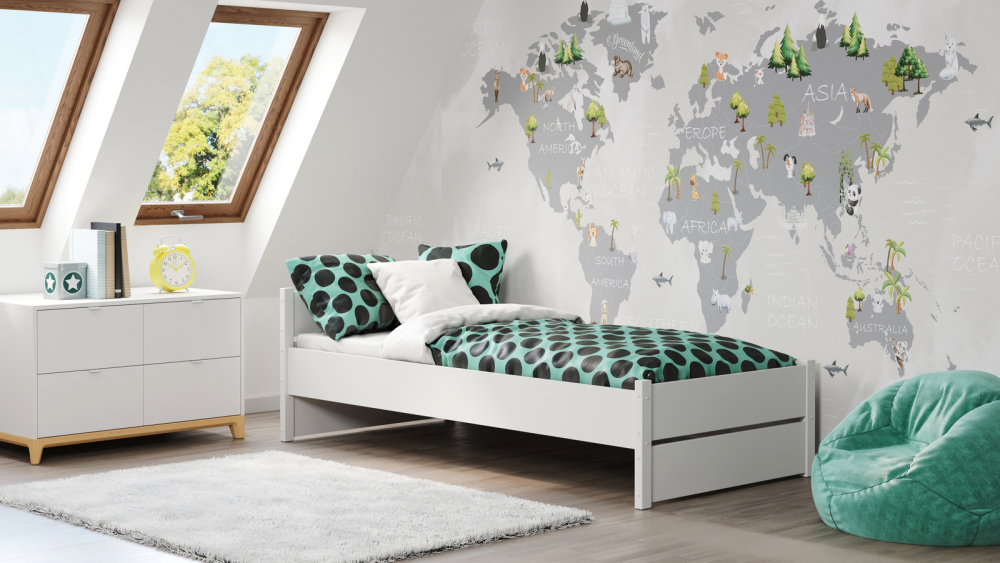 MARCEL bed 200x90 white [2]