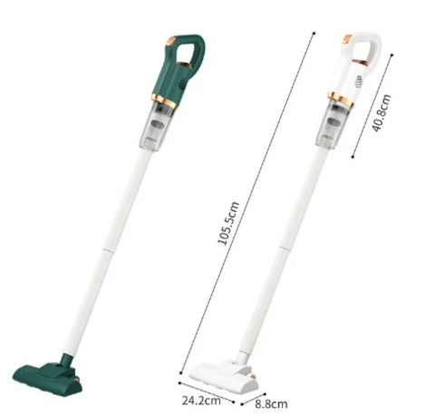 Aspirator de mana vertical, cu acumulator 2000 mAh, fara fir, 120W, JRH [6]