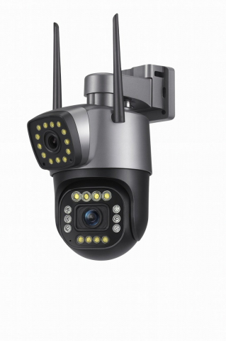 Camere Supraveghere - Camera IP Wi-Fi, 6MP, PTZ, Night Vision, IP66, Aplicatie V380, DC12V, engros - OEM