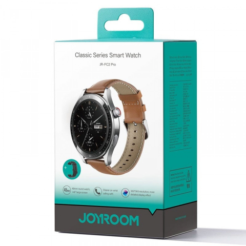 Smartwatch - Joyroom JR-FC2 Pro - Smartwatch Full Touch BT5.4 cu Functie Telefon Classic Moonlight Silver