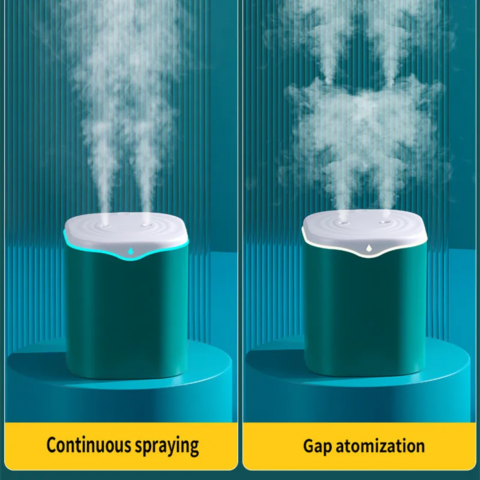 Umidificator Camera,design modern cu jet dublu,rezervor de 2,2L,LED Multicolor ,aromaterapie cu ultrasunete [2]