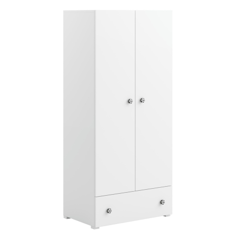 Wardrobe - White cupboard with handle football