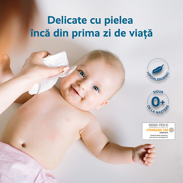 Șervețele comprimate hipoalergenice, 50 bucați, Only Napkin Baby [4]