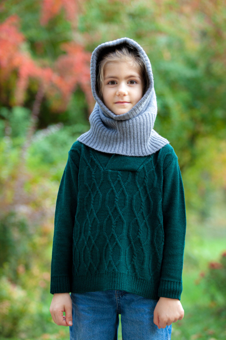 Balaclava Gri din 100% casmir [5]