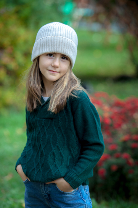 Beanie Rib in Beige cashemere [4]
