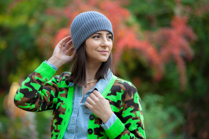 Beanie Rib in Grey cashemere [3]