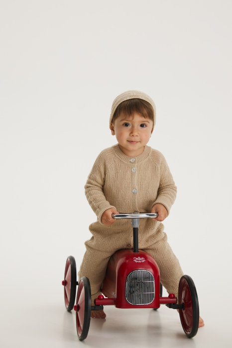 Căciulița ZEN bej din lână merinos [5]