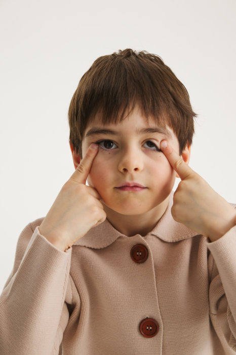 Cămașă Milo bej din lână merinos [6]