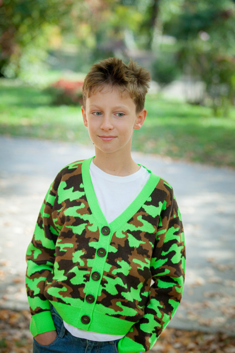 Cardigan Army Neon [5]