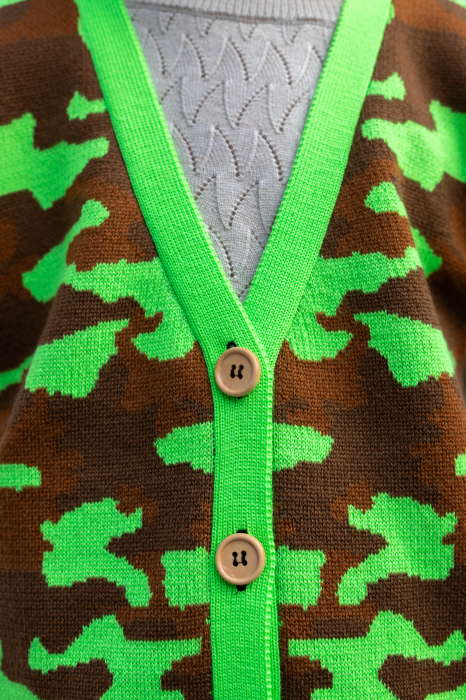 Cardigan Army Neon [4]