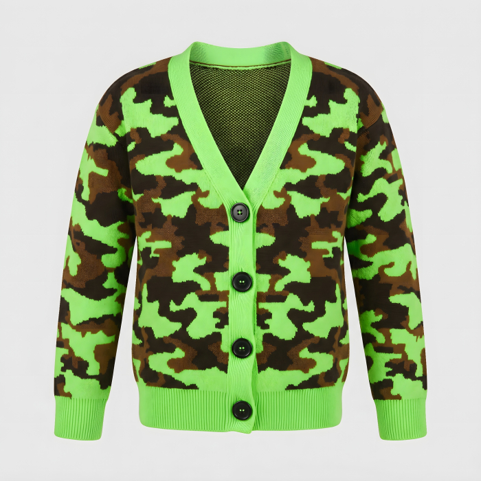 Cardigan Army Neon MOM [5]