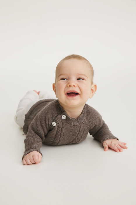 Cardigan Dino din lână merinos [3]