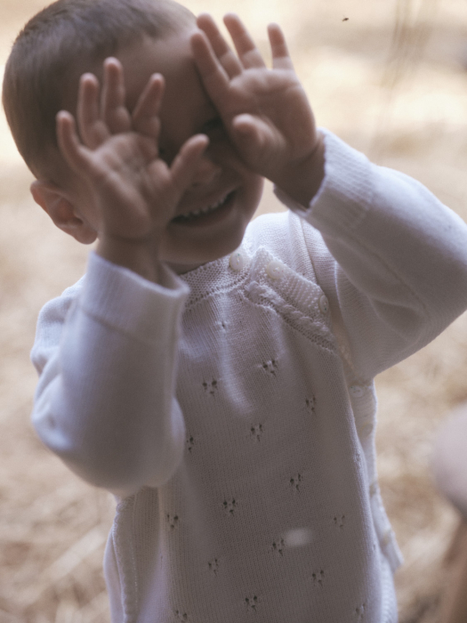 Cardigan Noah Alb din lână merinos [4]