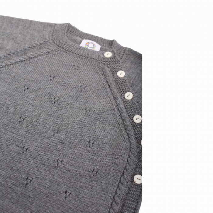 Cardigan Noah Gri din lână merinos [5]