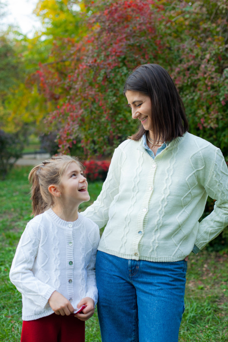 Cardigan Nostalgia Alb pentru adulți [5]