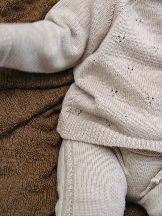 Pants Noah in Beige merino wool [3]