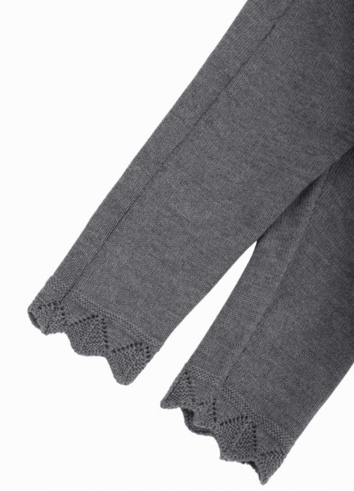 Pantaloni Raluca Gri din lână merinos [6]
