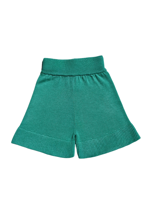 Pantaloni Tricotați Roona Turcoaz din Vâscoză și Merino [5]