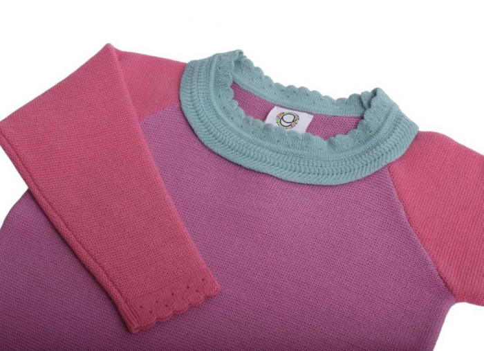 Pulover Olivia Mov din lână merinos [7]