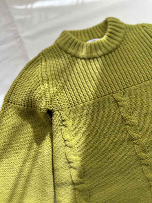 Rochița Iris Verde Deschis din lână merinos [5]