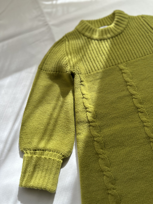 Rochița Iris Verde Deschis din lână merinos [6]