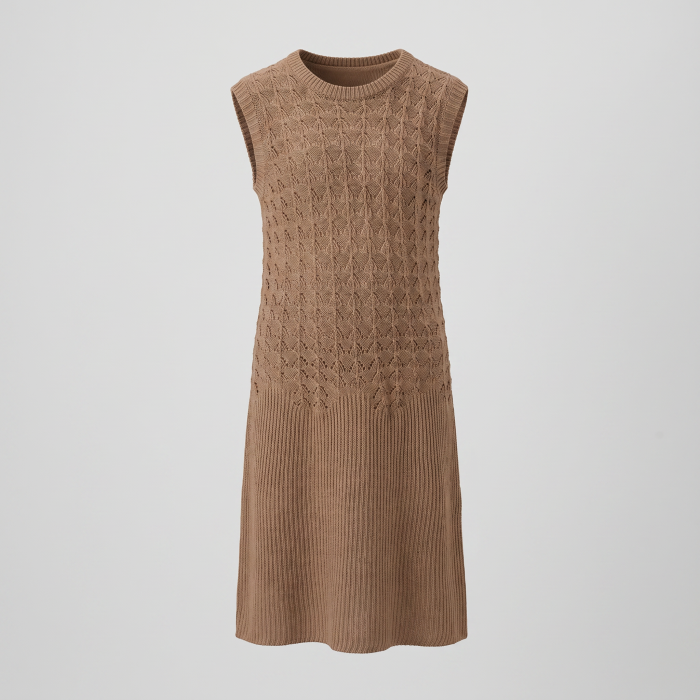 Rochița Scoica 2.0 din bumbac organic Nude [5]
