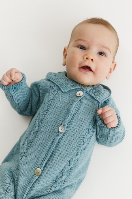 Salopeta Norișor Bleu din lână merinos [2]