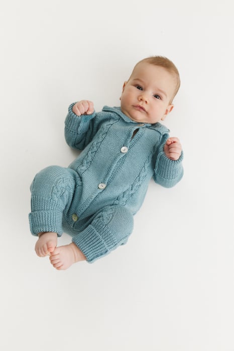 Salopeta Norișor Bleu din lână merinos [3]