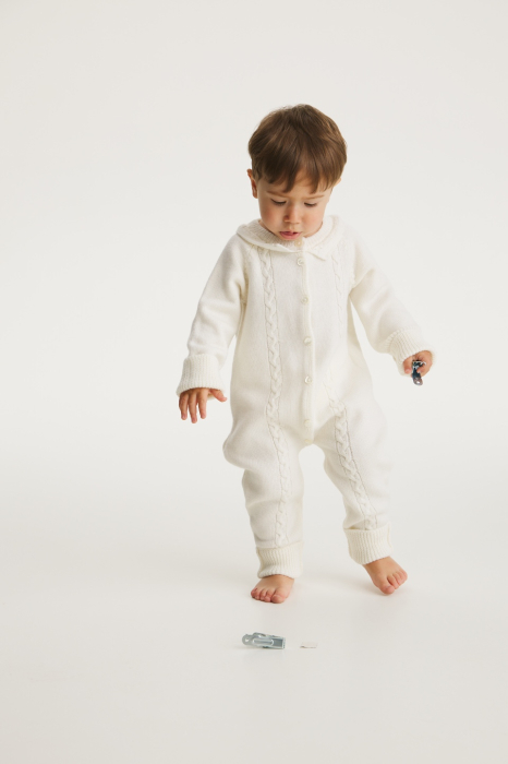 Onesie LilCloud in White merino wool [6]
