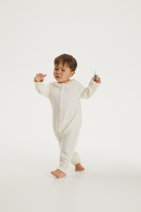 Onesie LilCloud in White merino wool [7]