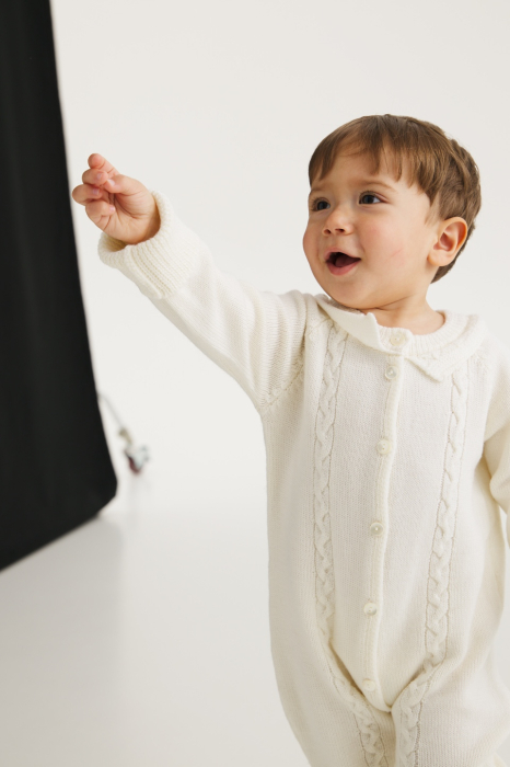 Onesie LilCloud in White merino wool [3]