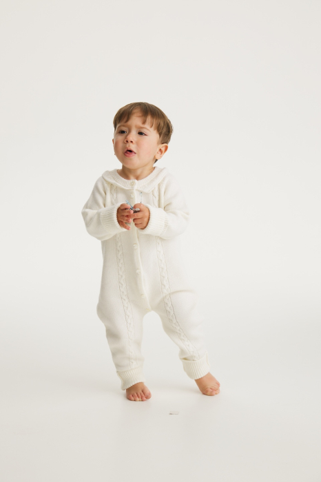 Onesie LilCloud in White merino wool [4]