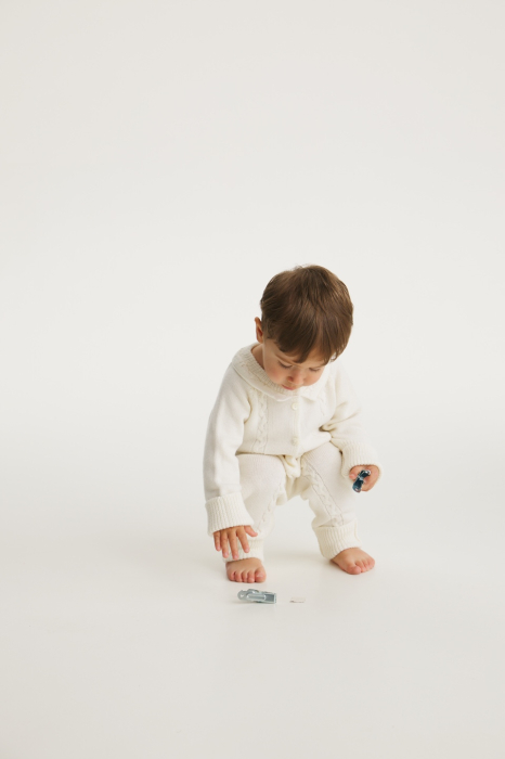 Onesie LilCloud in White merino wool [5]
