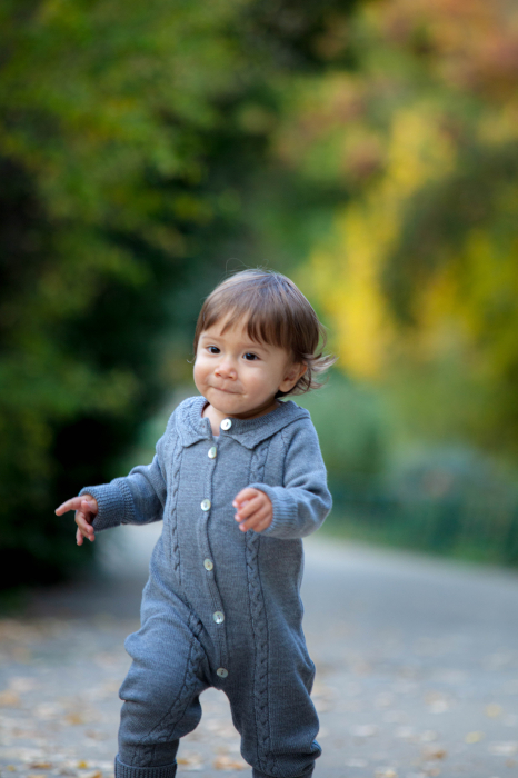 Salopeta Norișor Gri din lână merinos [3]