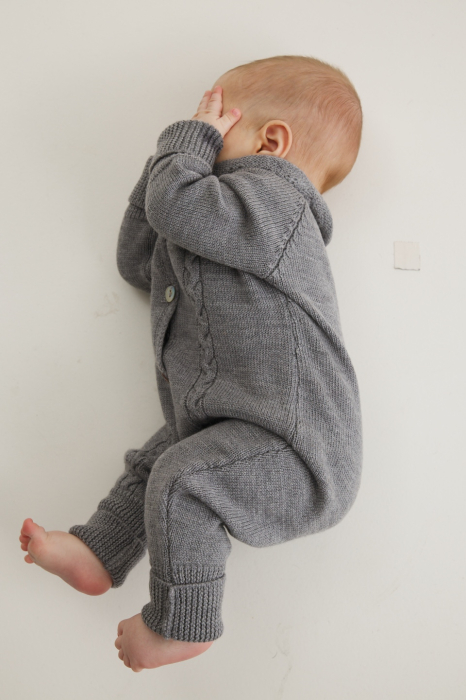 Salopeta Norișor Gri din lână merinos [2]