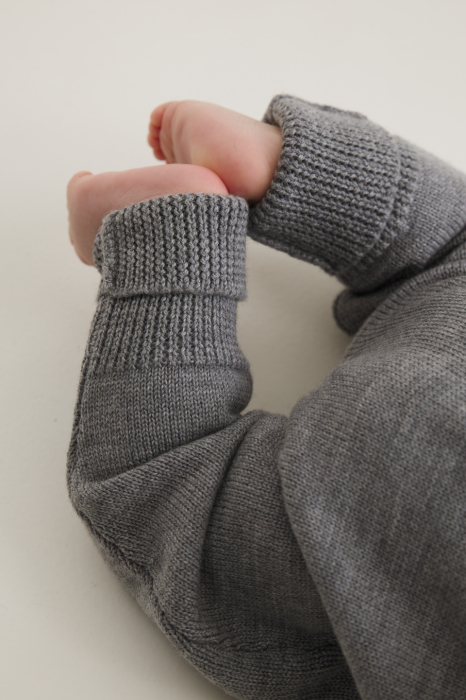 Salopeta Norișor Gri din lână merinos [3]