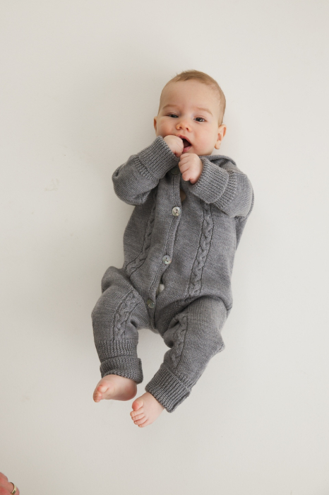 Salopeta Norișor Gri din lână merinos [7]