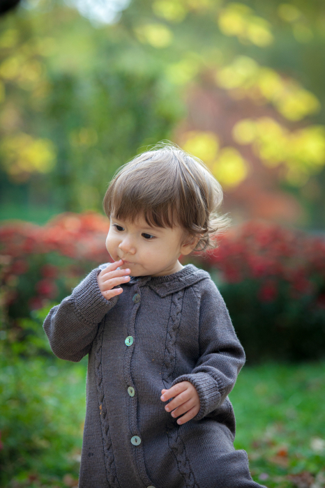 Onesie LilCloud in Brown merino wool [6]