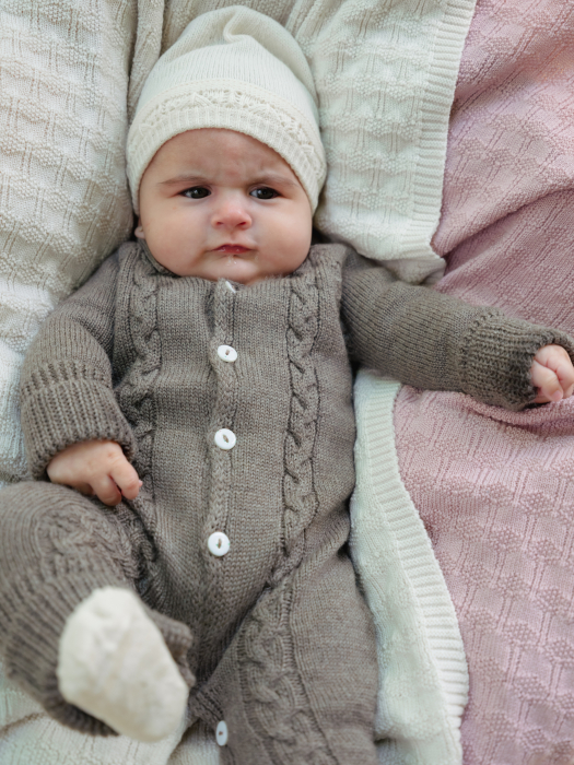 Onesie LilCloud in Brown merino wool [3]