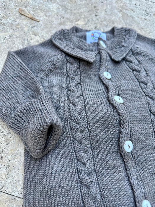 Onesie LilCloud in Brown merino wool [6]