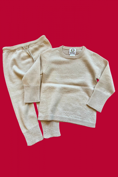 Set Seamless Bej din lână merinos [5]