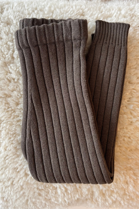 Set Seamless Rib Kaki din lână merinos [4]